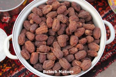Boiled & Dried Date
Aarag
آرگ
آرگ گیشتر الینی ءِ رنگاں کوّل کن انت، پدا تاپ ءِ کن انت کہ ہُشک بنت، ھُشکیا چہ رند درپان کن انت ، او لوٹ ءِ پدا کارمرز کن انت۔ آرگ باز تام دار انت۔ بلے دگہ مچّانی براں کم  آرگ جوڑ کن انت۔ 
